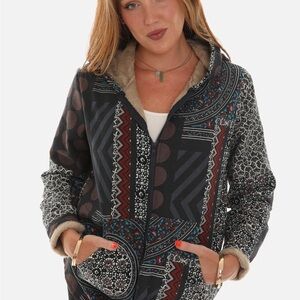 Shoreline Women's Multicolor Patterned Jacket NWT